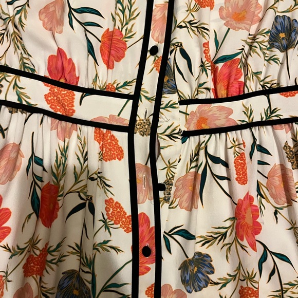 KATE SPADE Floral Blossom Fluid shirt dress - Picture 5 of 5